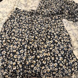 Floral Print Skirt